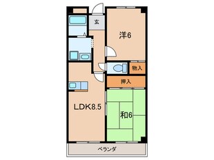 シャルム 五反田の物件間取画像